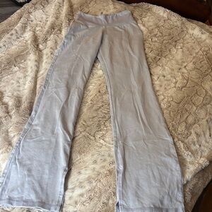 Light blue Flared Yoga Pants